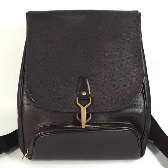 LOUIS VUITTON M30176 Taiga Cashier Backpack Taiga Leather Acajou wine-red main image 8